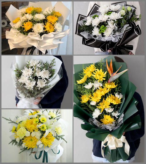 广东梅州市兴宁市白事花束代送
